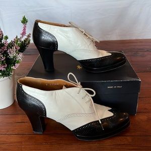 Ralph Lauren Wingtip Spectator Heels